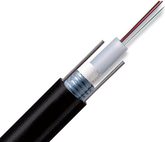 metal armoured fibre cable